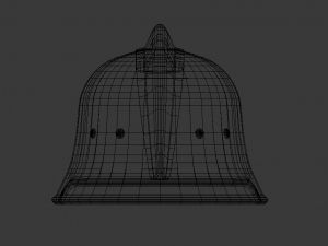 german-fire-fighter-helmet 3D Model