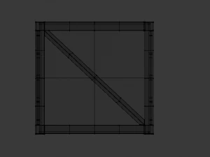 wooden box 3D Model