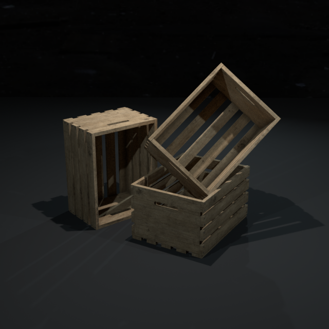crate woods Modèle 3D .c4d .max .obj .3ds .fbx .stl .blend 