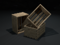 crate woods Modello 3D