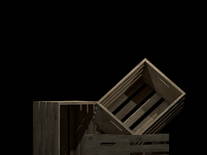 crate woods Modèle 3D