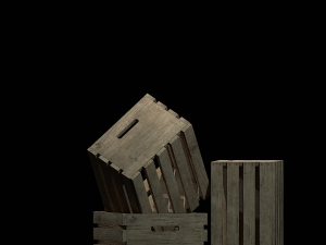 crate woods Modèle 3D