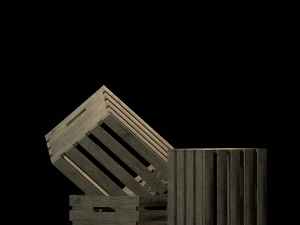 crate woods Modèle 3D