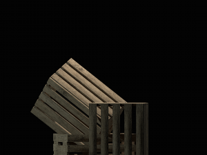 crate woods Modèle 3D