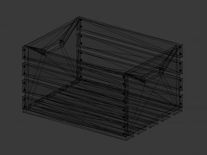 crate woods Modèle 3D
