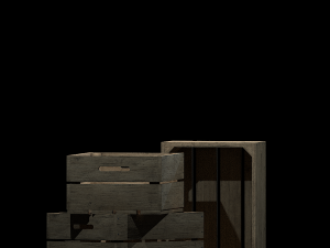 crate woode 3D Model