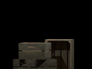 crate woode 3D Model