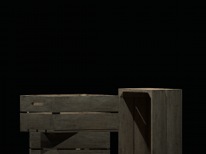 crate woode 3D Model