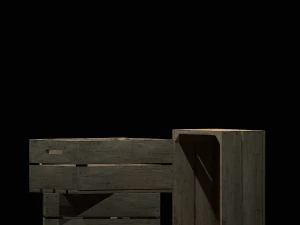 crate woode 3D Model
