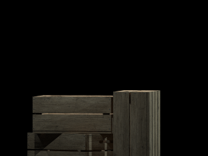 crate woode 3D Model