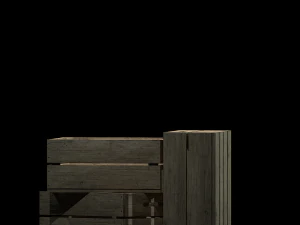 crate woode 3D Model