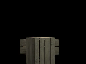 crate woode 3D Model