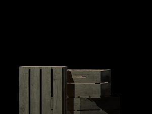 crate woode 3D Model