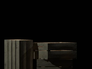 crate woode 3D Model