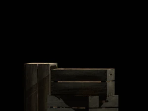 crate woode 3D Model