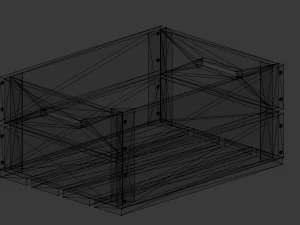 crate woode 3D Model