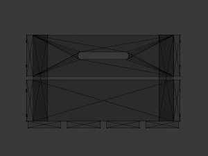 crate woode 3D Model