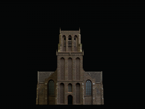 medieval church 3D Model