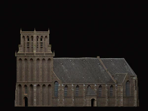 medieval church 3D Model