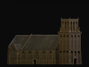 medieval church 3D Model