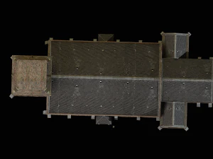 medieval church 3D Model