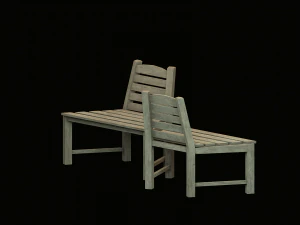 wooden chair 3D Model