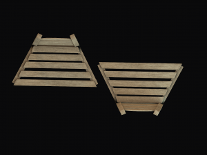 wooden chair Model 3D