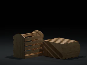 crate large 3D Model