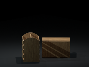 crate large Modello 3D