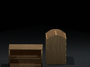 crate large Modello 3D