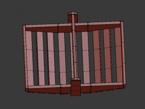 basket wooden 3D Model