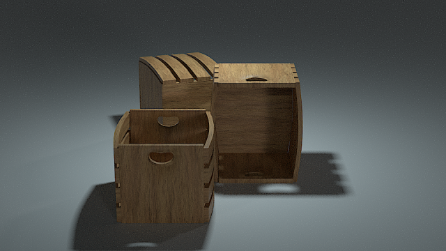 crate 3D Модель .c4d .max .obj .3ds .fbx .stl .blend 