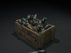 grenades crate 3D Model