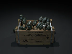 grenades crate 3D Model
