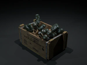 grenades crate 3D Model