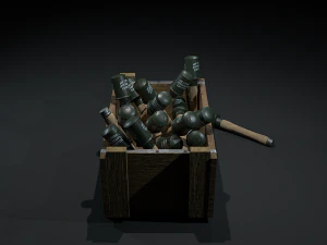 grenades crate 3D Model
