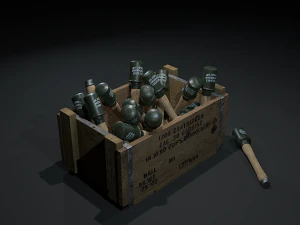 grenades crate 3D Model