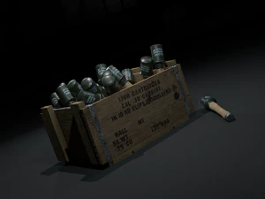 grenades crate 3D Model