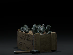 grenades crate 3D Model