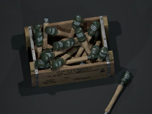 grenades crate 3D Model