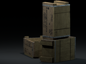 ww2-crate 3D 모델