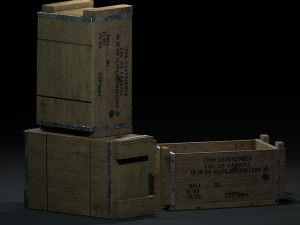 ww2-crate 3D 모델