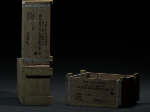 ww2-crate 3D 모델