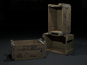 ww2-crate 3D 모델