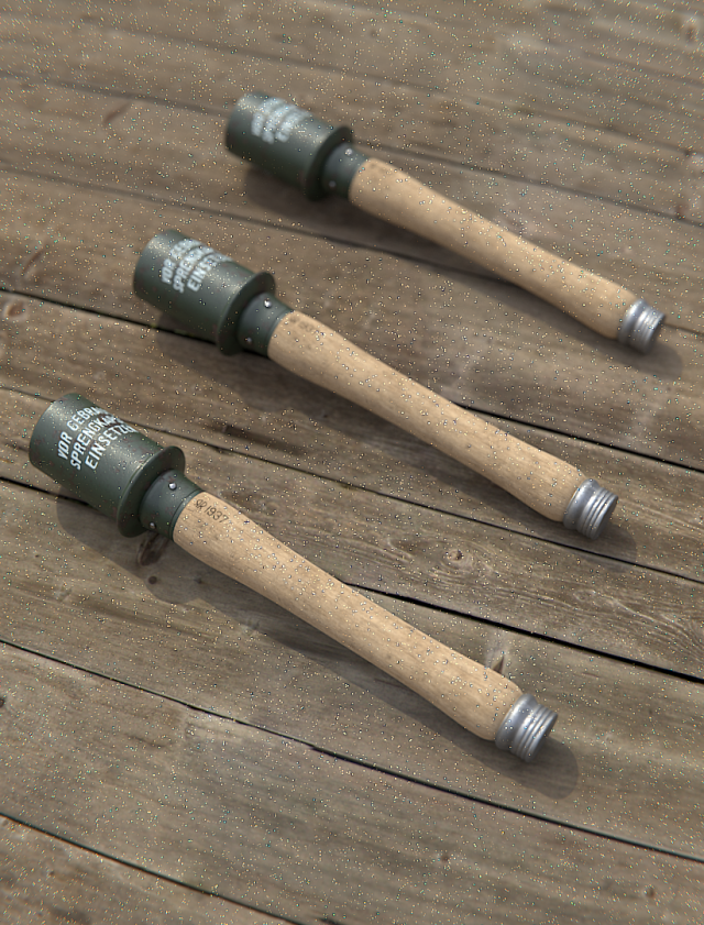ww2-grenade Model 3D .c4d .max .obj .3ds .fbx .stl .blend 