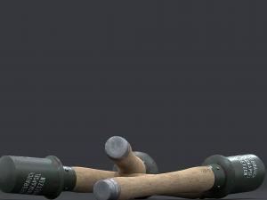 ww2-grenade Model 3D