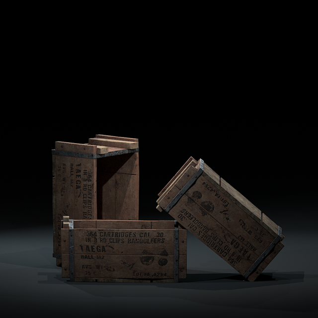 crate-1 Modelo 3D .c4d .max .obj .3ds .fbx .stl .blend 