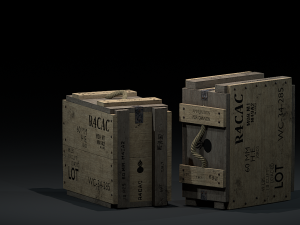 ww2-crate Modelo 3D