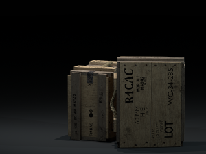 ww2-crate Modelo 3D