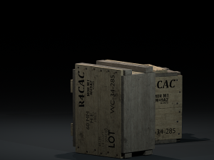ww2-crate Modelo 3D
